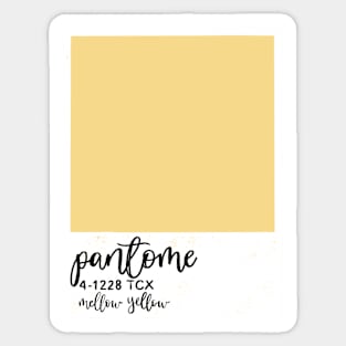 PANTOME Mellow Yellow Sticker